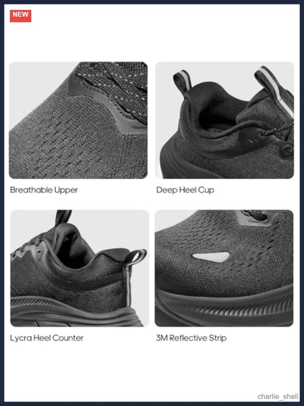 Men's Walking Shoes Running Tennis Sneakers Athletic Mesh Cushioned